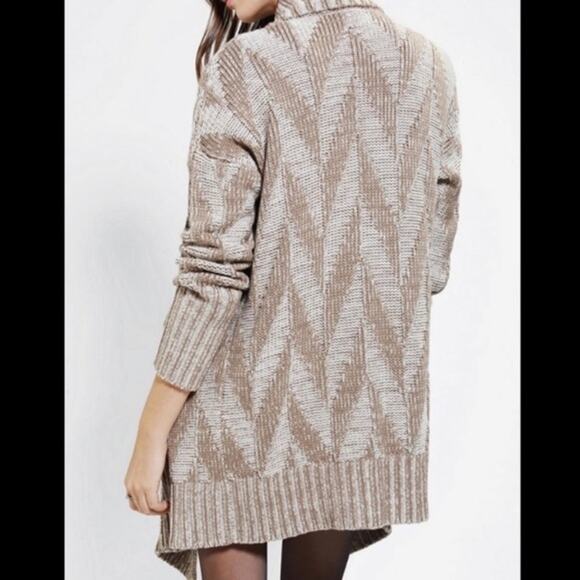 Anthropologie Cardigan Sweater Boho Hippie Rustic Cozy Winter Lounge Coastal - Picture 10 of 13